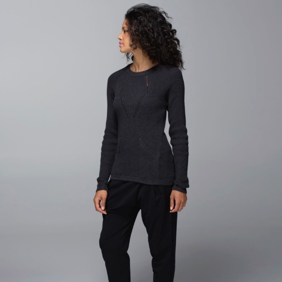 LULULEMON ATHLETICA THE SWEATER THE BETTER LIGHTWEIGHT LUXE KNITWEAR - Picture 12 of 13